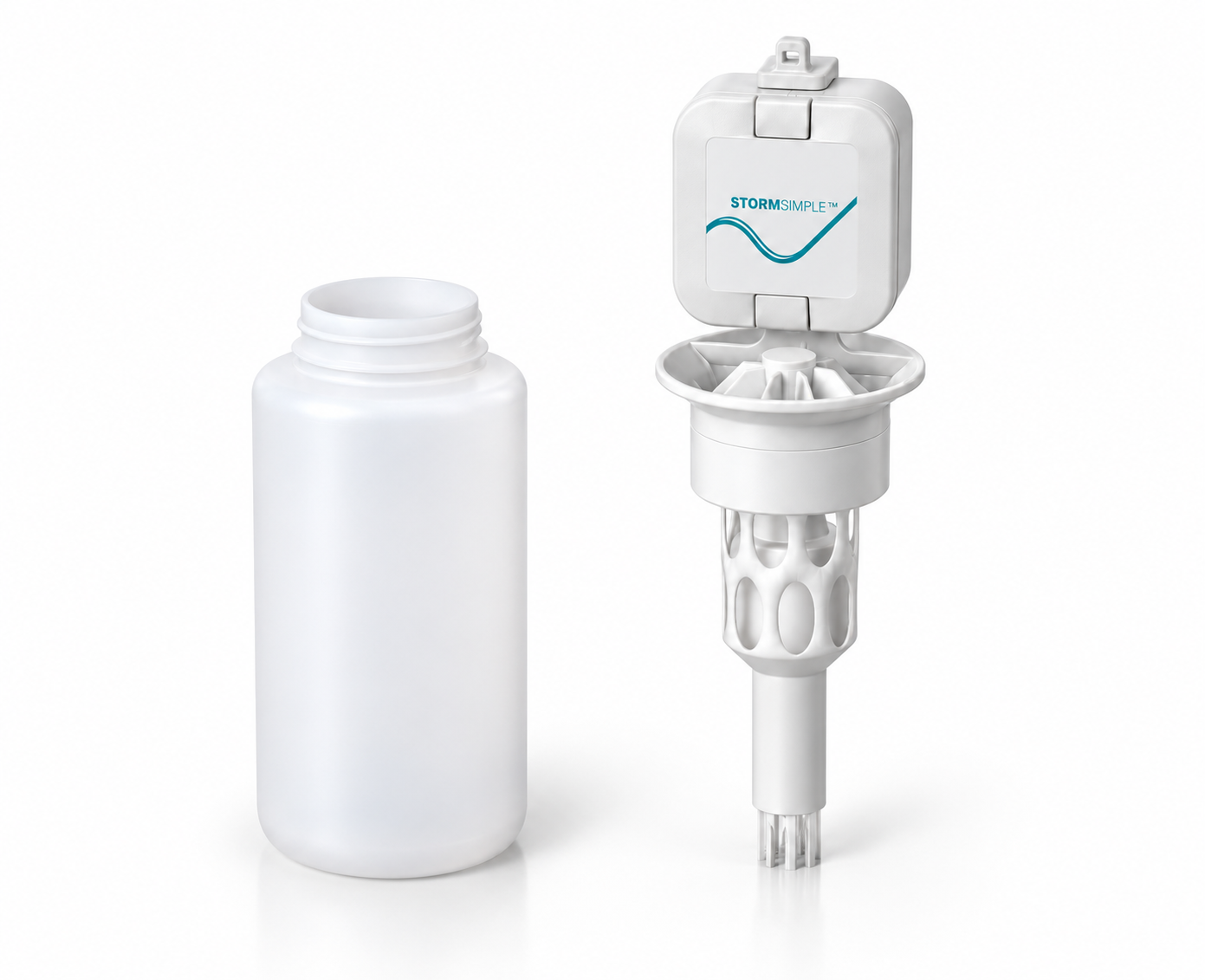 StormSimple Signal sampler head and 1 L bottle